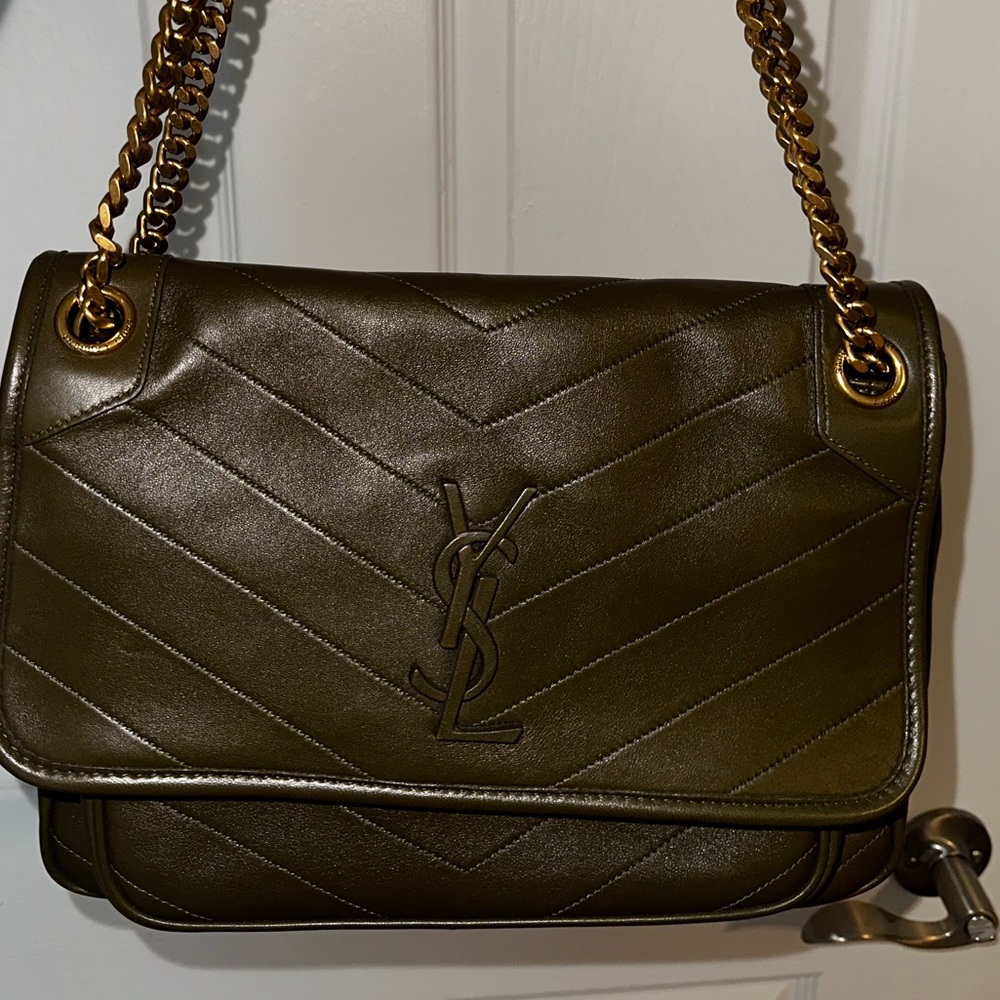 Saint Laurent Nikki green/gold - Picture 7 of 13